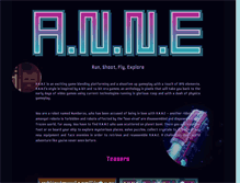 Tablet Screenshot of annegame.com